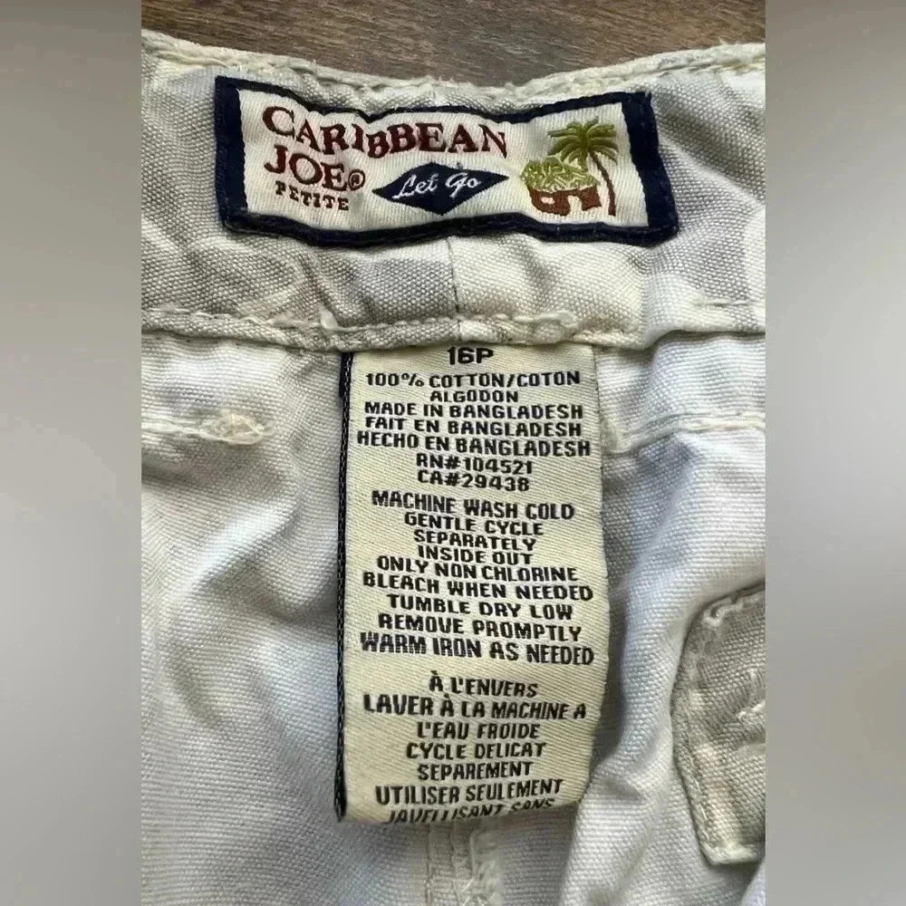 Caribbean Joe Let’s Go| ladies petite cropped pants. Size: 16P.​ - Picture 8 of 14